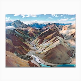 MountainRiver Canvas Print