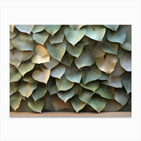 Ivy Leaf Wall Canvas Print