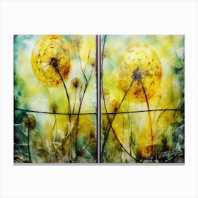 Dandelion Magic - Make A Wish Canvas Print