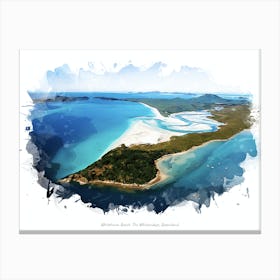 Whitehaven Beach, The Whitsundays, Queensland Canvas Print