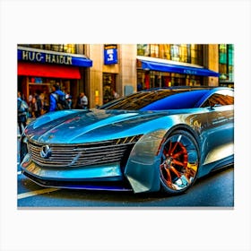 Futuristic Sports Car 1 Canvas Print