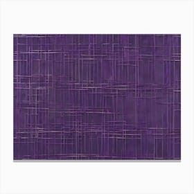 Purple Abstract Canvas Print