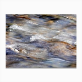 Patterns In The Water Canvas Print