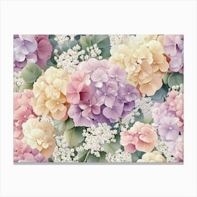 Hydrangeas Canvas Print