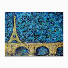 Paris Eiffel Tower Canvas Print