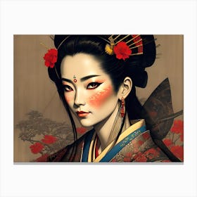 Geisha 18 Canvas Print