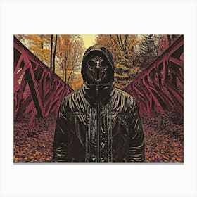 Man In A Hoodie 1 Canvas Print