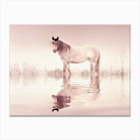 Unicorn Pastel in Canvas Print