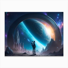 Truth Trek Cosmic Psychonaut Canvas Print