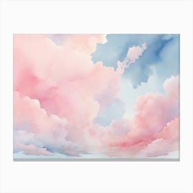 Watercolor Clouds 3 Canvas Print