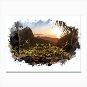 Parque Nacional Da Tijuca, Rio De Janeiro, Brazil Canvas Print