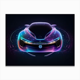 Futuristic Car 34 Canvas Print