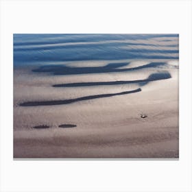 Abstract Sandy Beach Canvas Print