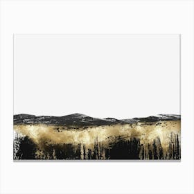 Gold And Black Canvas Print 61 Canvas Print