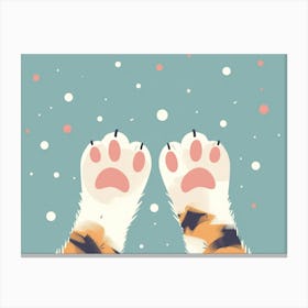 Cat Paw (16) Canvas Print