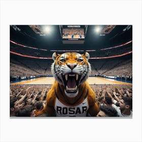 Default The Roar Of The Crowd Echoes Through The Stadium As Th 3 Canvas Print