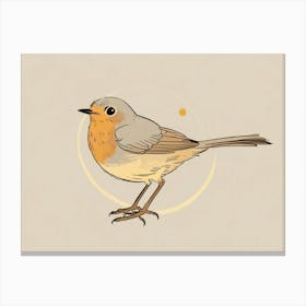 Robin 40 Canvas Print