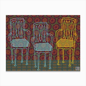 Chairs 2 Canvas Print