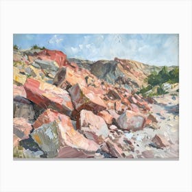 Red Rocks 1 Canvas Print