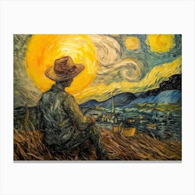 Contemporary Artwork Inspired By Vincent Van Gogh 2 Canvas Print