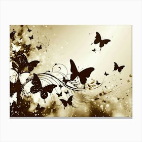 Butterfly Wallpaper 24 Canvas Print