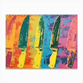 Contemporary Artwork Inspired By Andy Warhol 9 Canvas Print