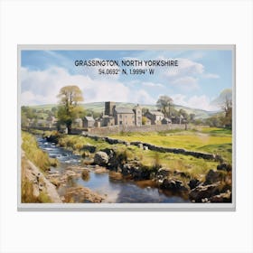 Grassington North Yorkshire 4 Canvas Print