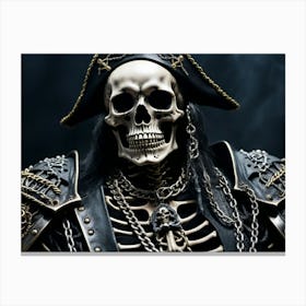 Dead Man Pirate Canvas Print