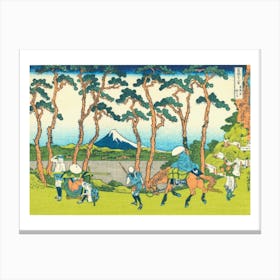 Hodogaya On The Tokaido Canvas Print