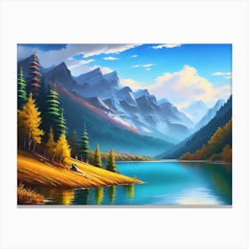 Mountain Lake 20 Canvas Print