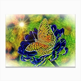 Butterfly Blues Canvas Print