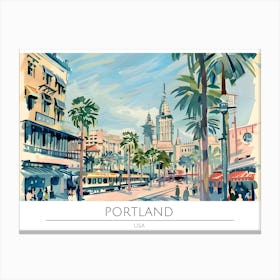 Portland Usa Canvas Print