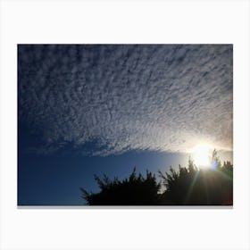 Luminous sky panel Canvas Print