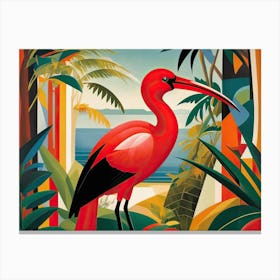 Scarlet Ibis Canvas Print