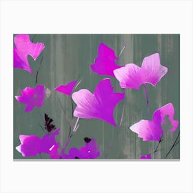 Purple Flowers 13 Canvas Print