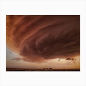 The Pink Storm Canvas Print