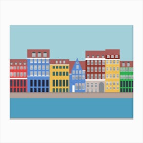 Nyhavn, Copenhagen, Denmark - North Canvas Print