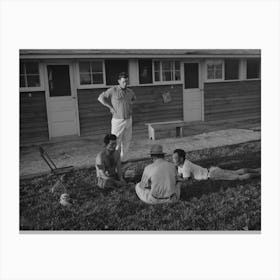 Twin Falls, Idaho, Fsa (Farm Security Administration) Farm Workers Camp, Japanese Who Live At The Camp By Canvas Print