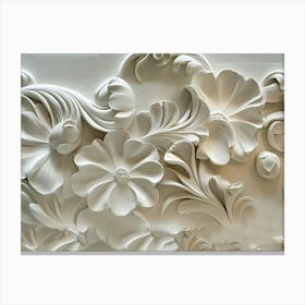 Carved Wall Panels Canvas Print