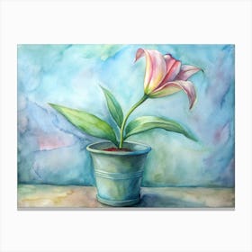 Pink Lily Canvas Print