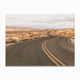 High Desert Road Canvas Print