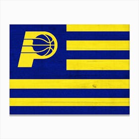 Indiana Pacers 3 Canvas Print