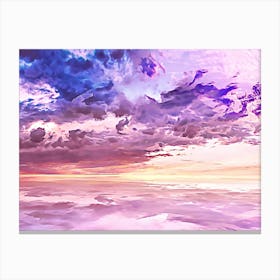 Floating In A Sea Of Clouds Canvas Print