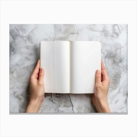 Blank Book (5) Canvas Print