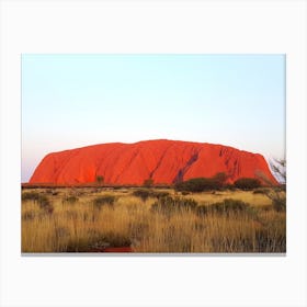 Uluru Rock Mountain, Australia Canvas Print
