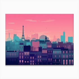 Paris Skyline 4 Canvas Print