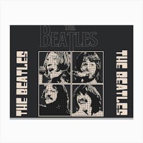 The Beatles Let It Be Poster Minimalist Canvas Print