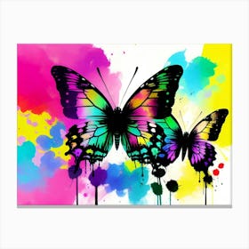 Colorful Butterflies 143 Canvas Print