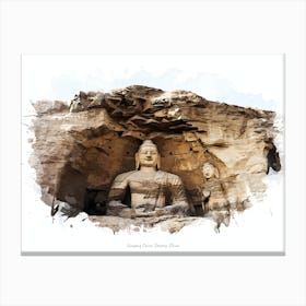 Yungang Caves, Datong, China Canvas Print