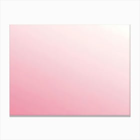 Soft Pink Gradient Background 3 Canvas Print